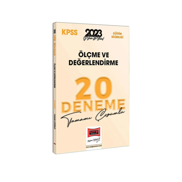 KPSS Eğitim Bilimleri Ölçme ve Değerlendirme 20 Deneme