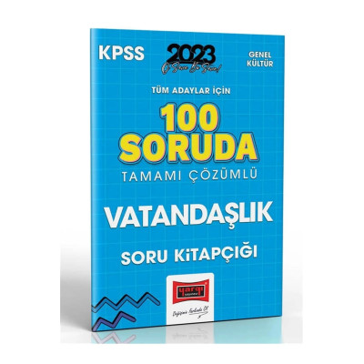 KPSS Genel Kültür 100 Soruda Vatandaşlık Soru Kitapçığı