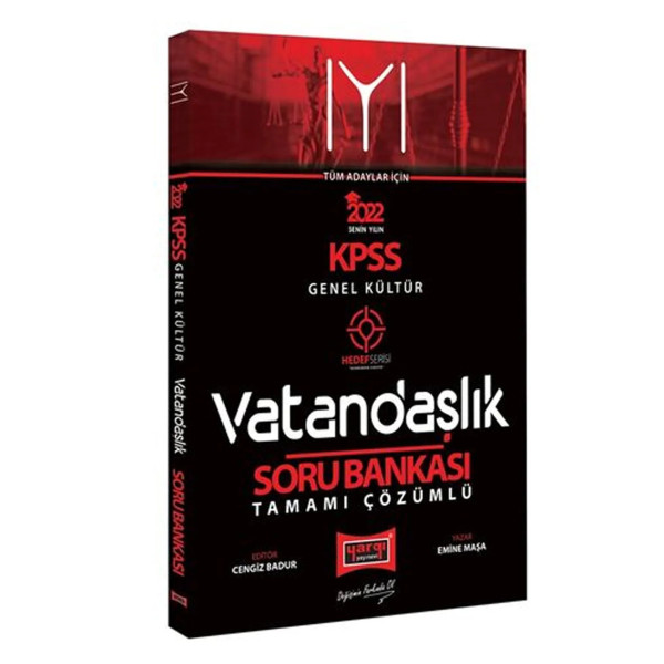 KPSS Genel Kültür İYİ Vatandaşlık Soru Bankası Hedef Serisi