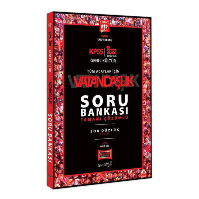 KPSS Genel Kültür Vatandaşlık Soru Bankası Son Düzlük Serisi