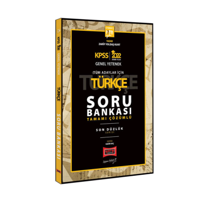 KPSS Genel Yetenek Türkçe Soru Bankası Son Düzlük Serisi