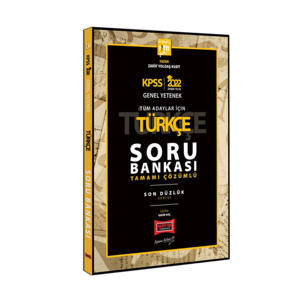 KPSS Genel Yetenek Türkçe Soru Bankası Son Düzlük Serisi