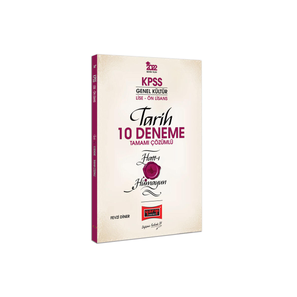 KPSS Genel Kültür Lise Ön Lisans Tarih 10 Deneme Hatt-I Hümayun