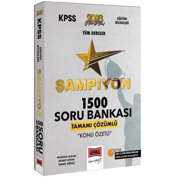 KPSS Şampiyon 1500 Soru Bankası Konu Özetli