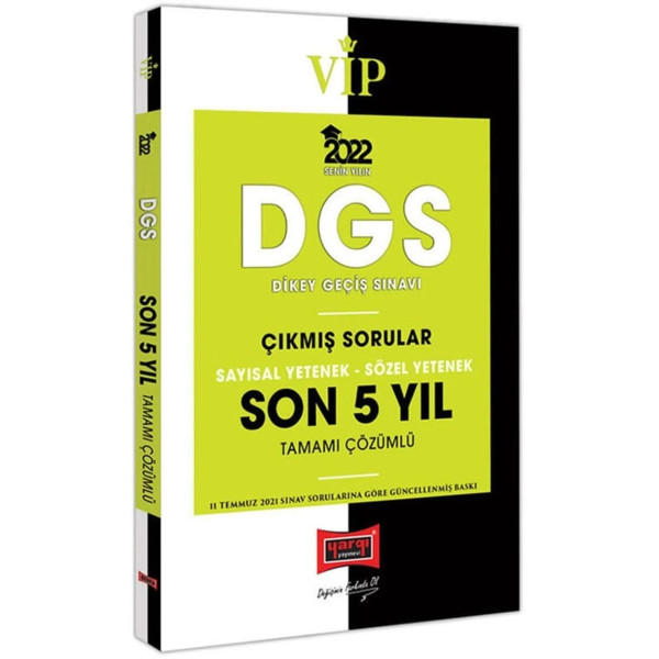 DGS VIP Çıkmış Sorular Sayısal Yetenek Sözel Yetenek Son 5 Yıl