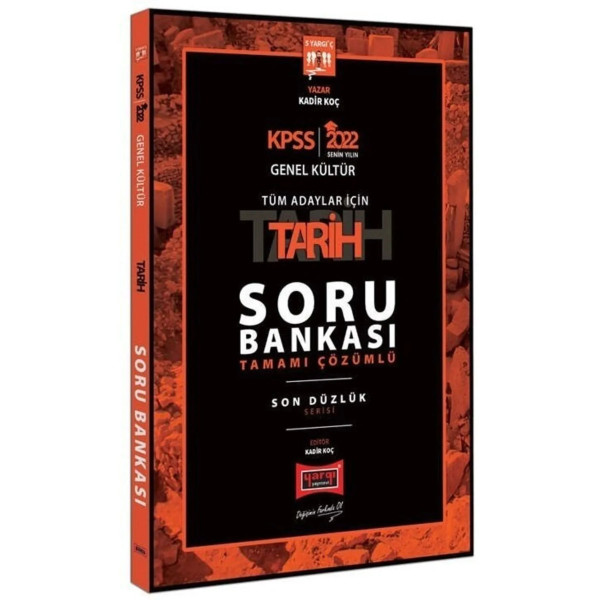 KPSS Genel Kültür Tarih Soru Bankası Son Düzlük Serisi