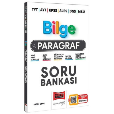 TYT AYT KPSS ALES DGS MSÜ Bilge Paragraf Soru Bankası
