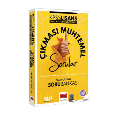 KPSS Lisans Genel Kültür Genel Yetenek Çıkması Muhtemel Sorular Soru Bankası