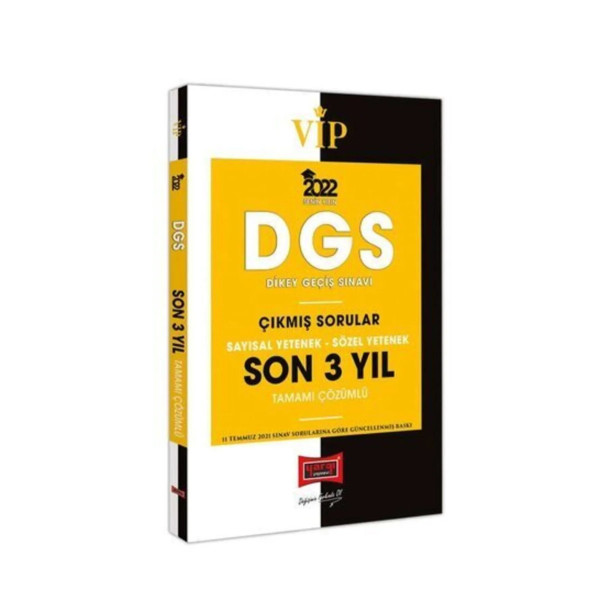 DGS VIP Çıkmış Sorular Sayısal Yetenek Sözel Yetenek Son 3 Yıl