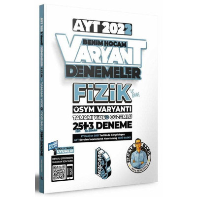 AYT Varyant Denemeler Fizik ÖSYM Varyantı 25+3 Deneme