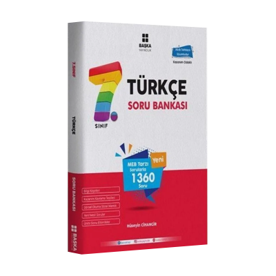 7. Sınıf Türkçe Soru Bankası 1360 Soru