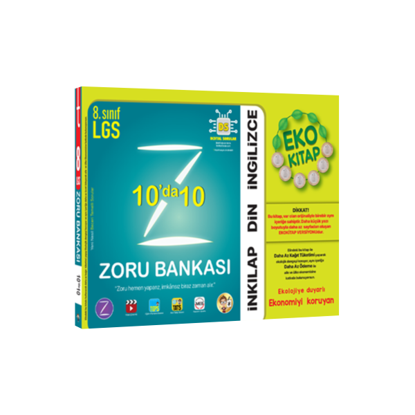 8. Sınıf LGS 10'da 10 İnkılap Din İngilizce Zoru Bankası