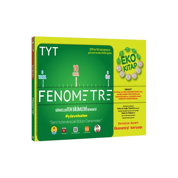 TYT Fenometre Güncel 20 Fen Bilimleri Denemesi